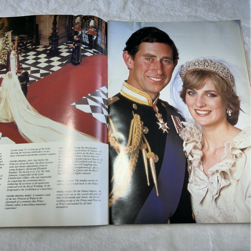 Wedding Day Commemorative Magazine- Prince Charles and Princess Diana - Picture 3 of 4